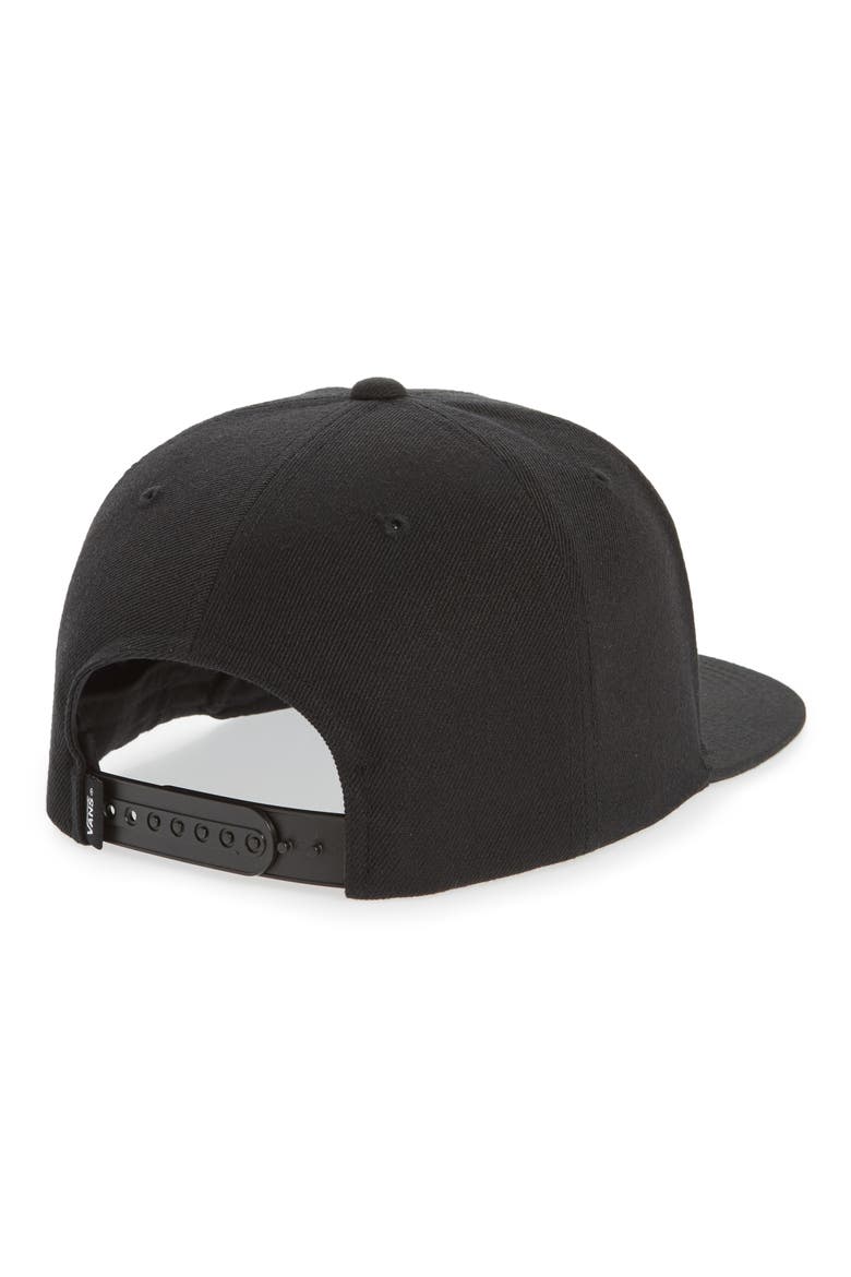 Drop V II Snapback Cap, Alternate, color, BLACK/ WHITE