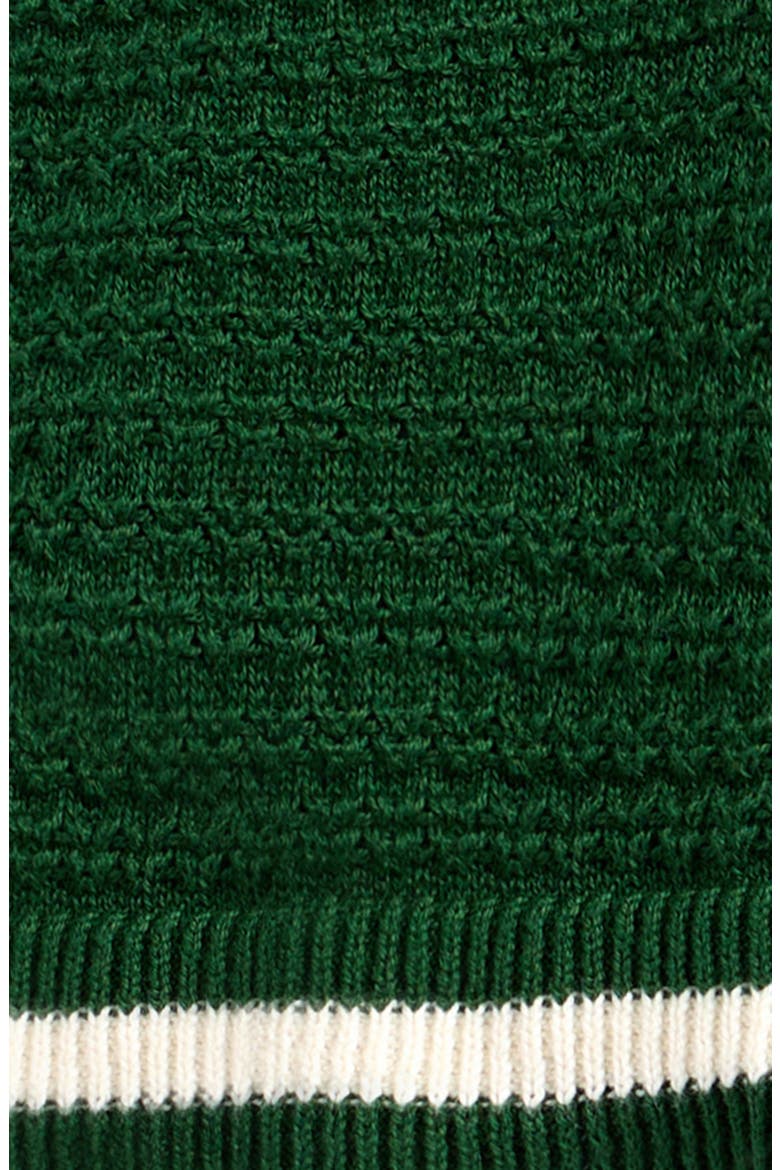 Kids' Organic Cotton Sweater Shorts, Alternate, color, GREEN