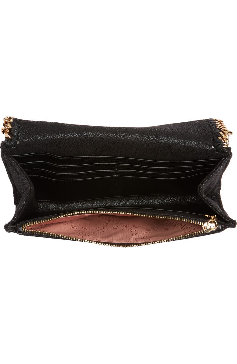 Stella McCartney Shaggy Deer Faux Leather Crossbody Bag, Alternate, color,