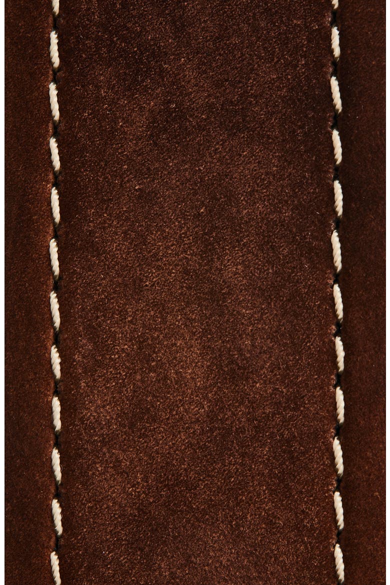 Avalanche Suede Belt, Alternate, color, CHOCOLATE