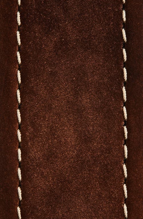 Robert Barakett Avalanche Suede Belt In Red