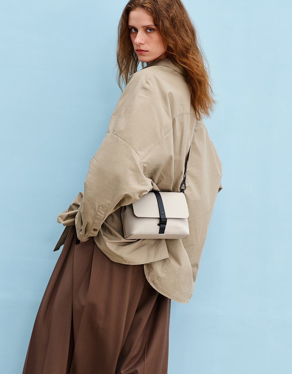 Gaston Luga Spläsh Crossbody - Olive, Alternate, color, Taupe
