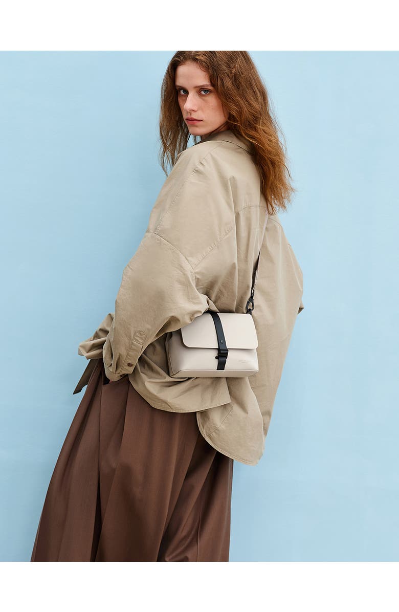 Gaston Luga Spläsh Crossbody - Olive, Alternate, color, Taupe