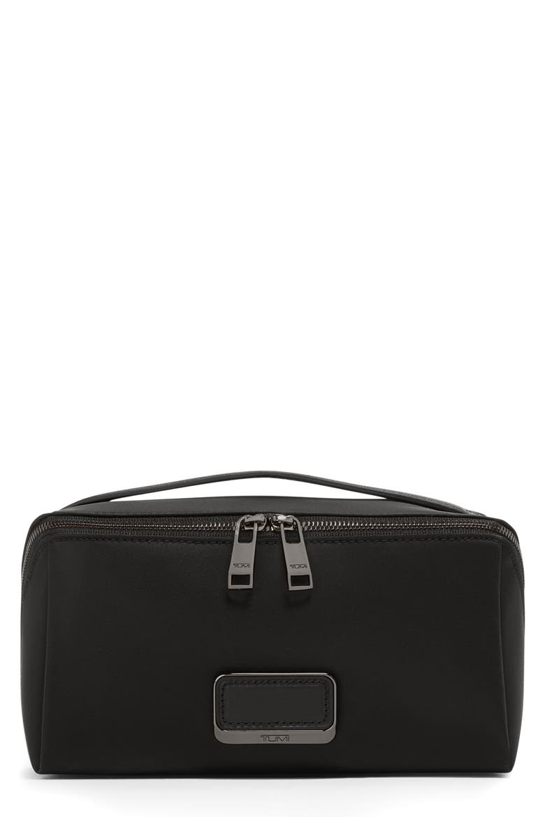 Voyageur Dallas Cosmetcis Bag, Main, color, BLACK/ GOLD