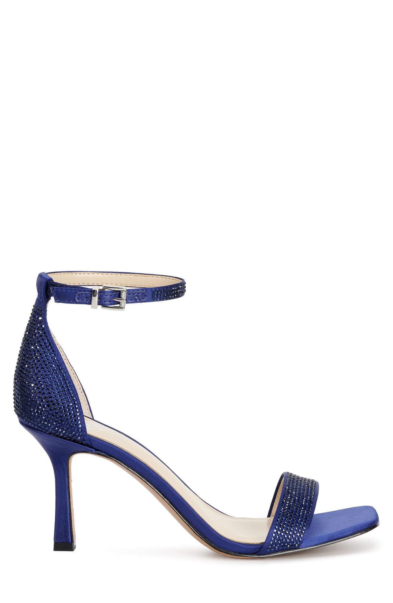 Enella Embellished Ankle Strap Sandal, Alternate, color, INKWELL