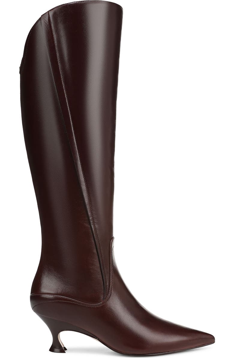 27 EDIT Naturalizer Pepper Kitten Heel Knee High Boot, Alternate, color, Wine Red