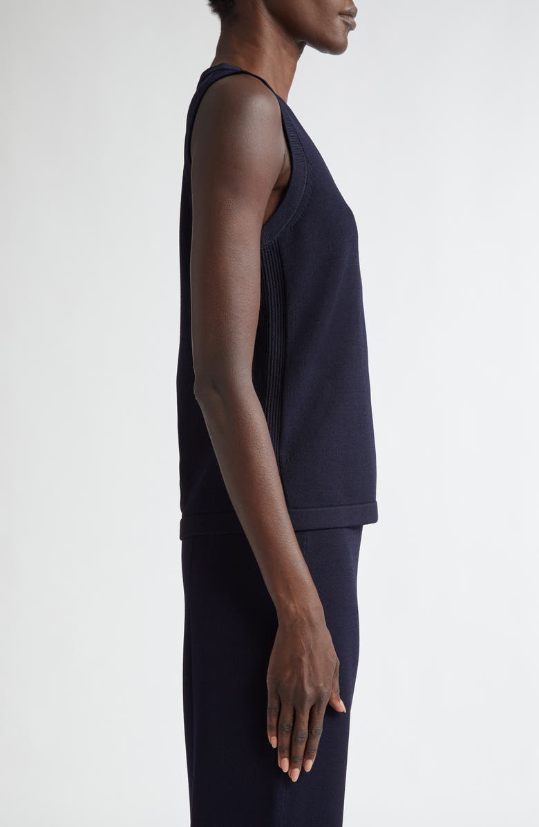 ST. JOHN Santiago Scoop Neck Sweater, Alternate, color, Midnight