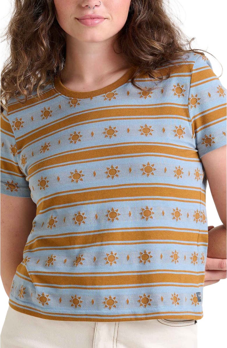 Toad & Co Women's Gremmie Short Sleeve Crew, Alternate, color, Weathered Blue