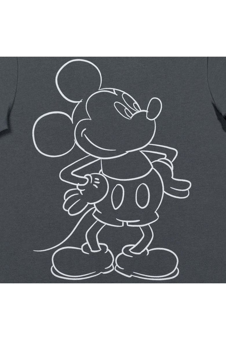 Mickey Mouse T-Shirt and Shorts Set, Alternate, color, Mickey Mouse Grey