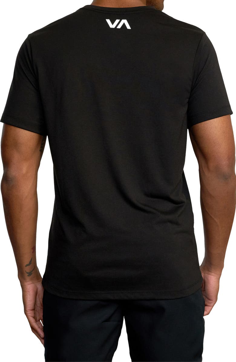 RVCA VA Blur Performance Graphic Tee, Alternate, color,