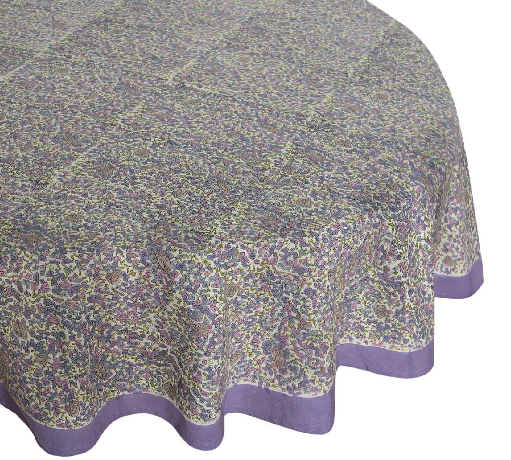 Purple 90" Round