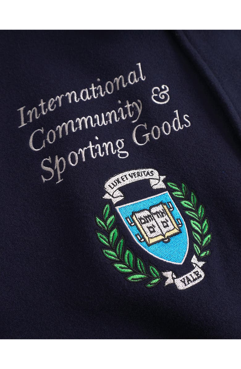 Les Deux Yale Wool Blend Varsity Jacket, Alternate, color, 