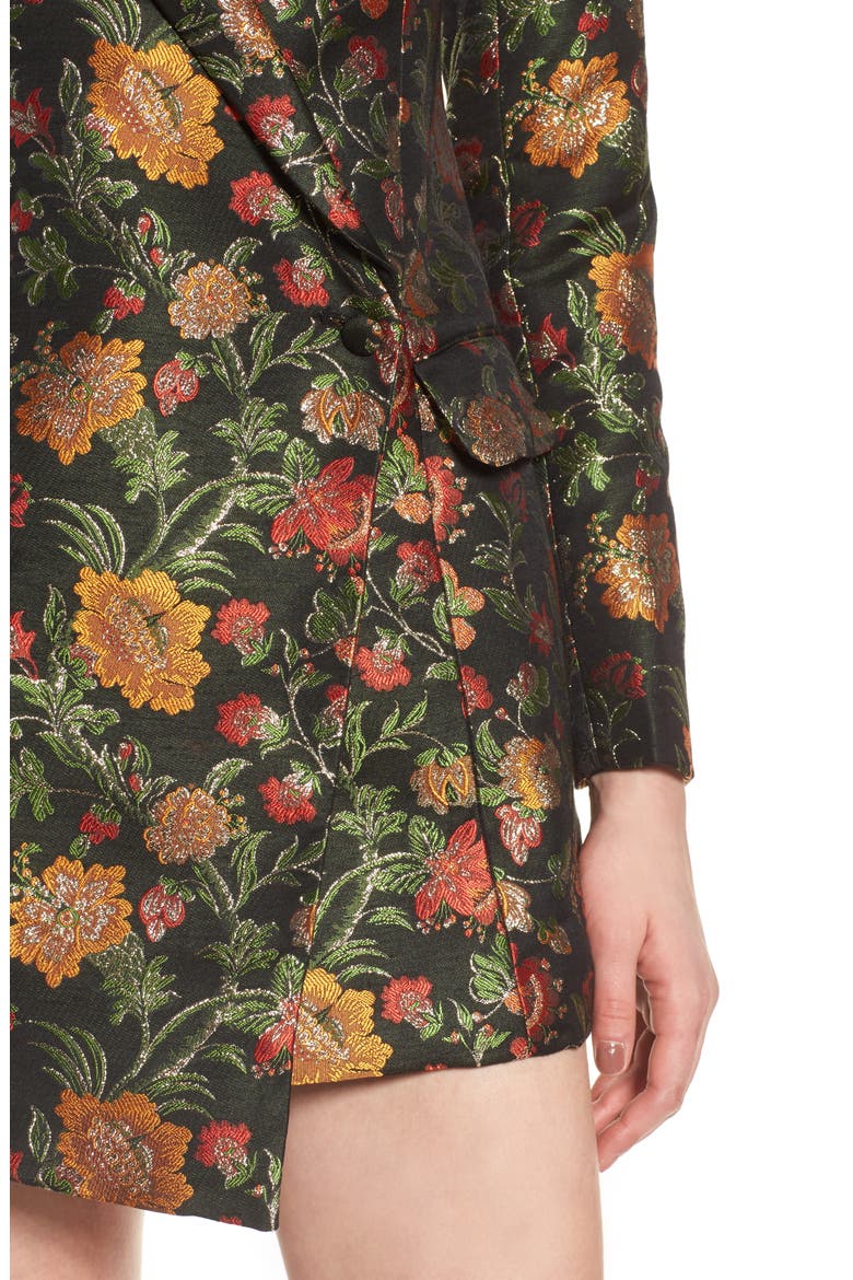 Ally Minidress, Alternate, color, BLACK FLORAL