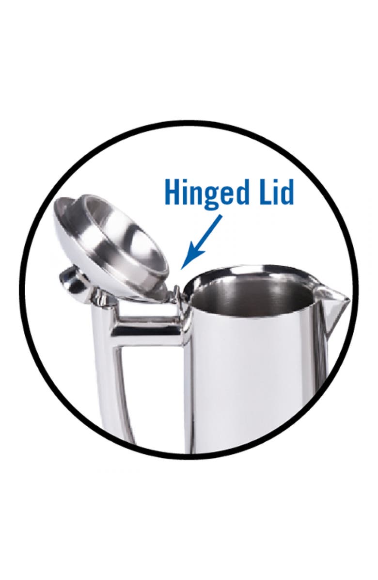 FRIELING Premium Insulated Platinum Beverage Server, Sleek Polished finish, 18 fl. oz., Alternate, color, Silver