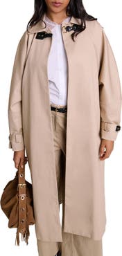 maje Long trench coat | Nordstrom