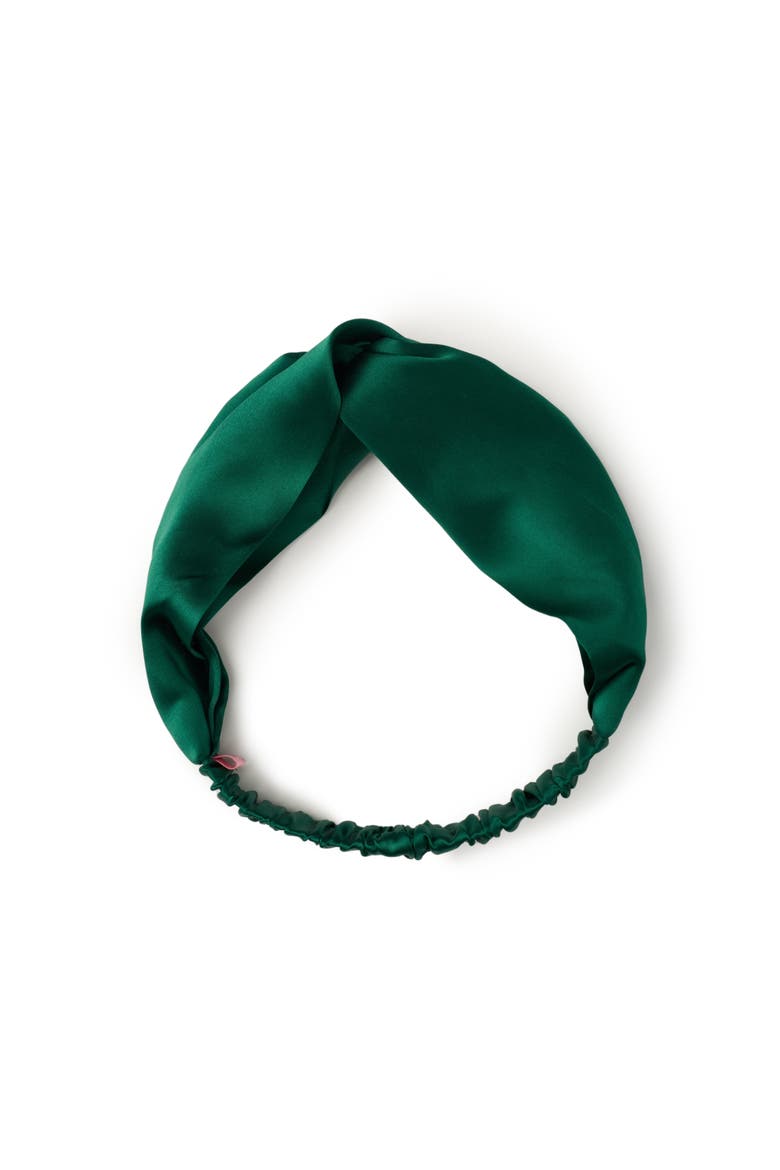 Rome Silk Square Scarf 26, Main, color, Dark Green