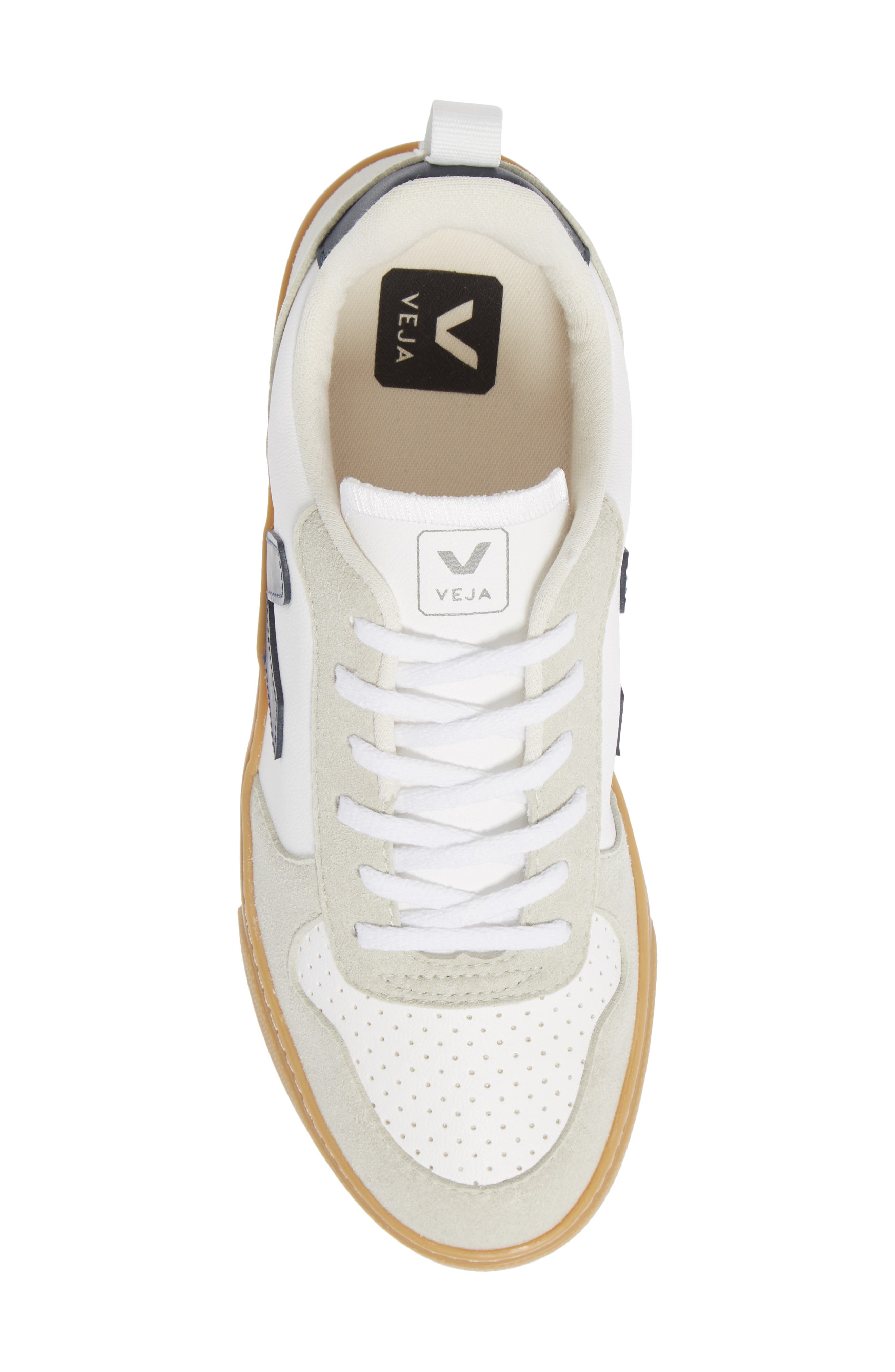V-10 Lace-Up Sneaker, Alternate, color, WHITE/ WHITE