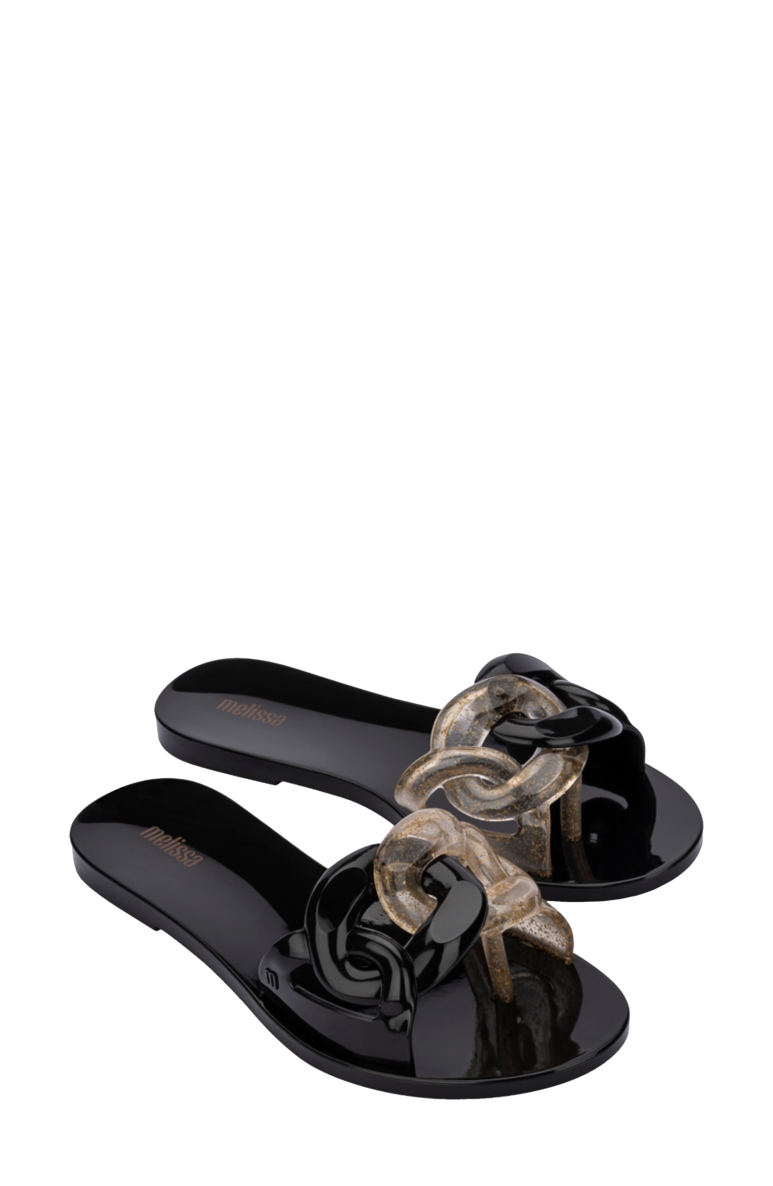 Melissa Jelly Chain Sandal, Main, color, 