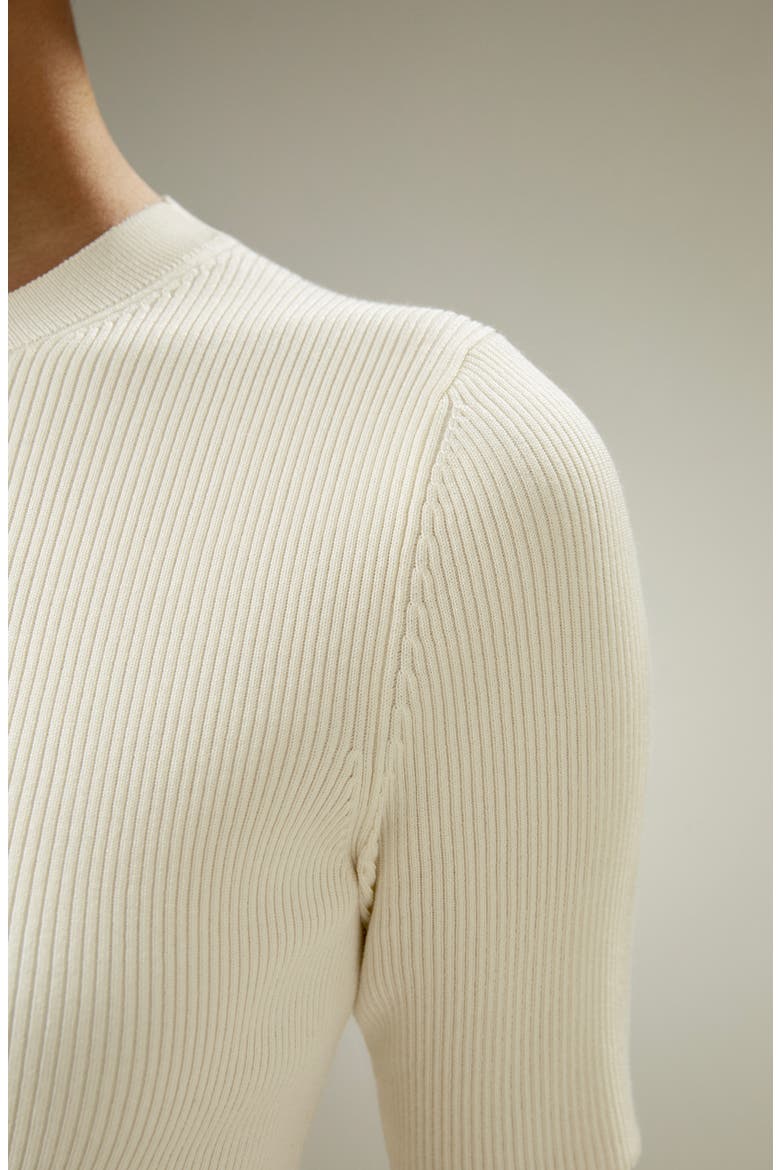 Women's Essential Silk Knit Top, Alternate, color, White