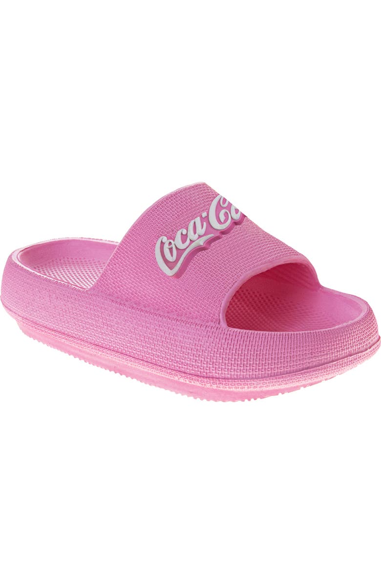 JOSMO Coca-Cola<sup>®</sup> Slide Sandal, Main, color, Pink