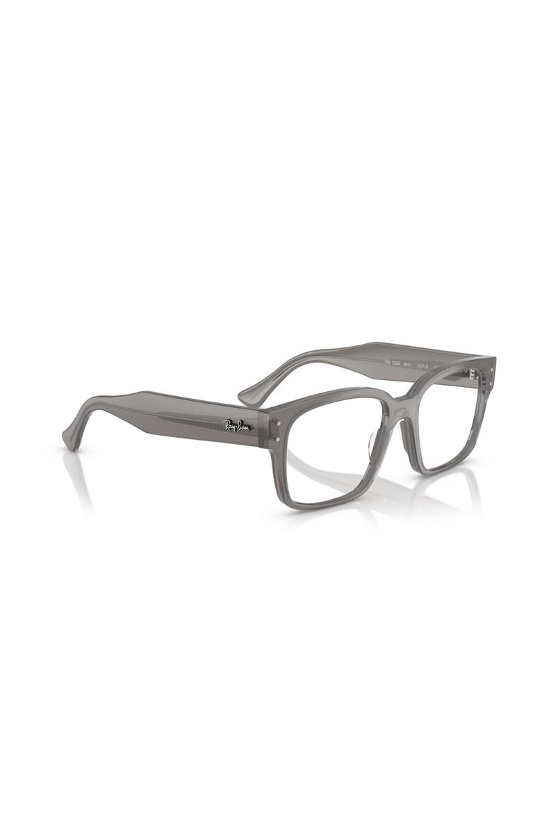 Ray-Ban 51mm Square optical glasses, Alternate, color, Grey