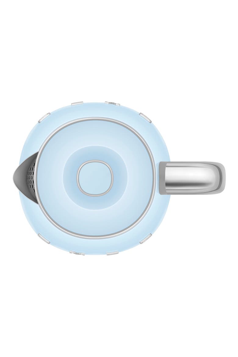 50's Retro Style Mini Electric Kettle, Alternate, color, PASTEL BLUE