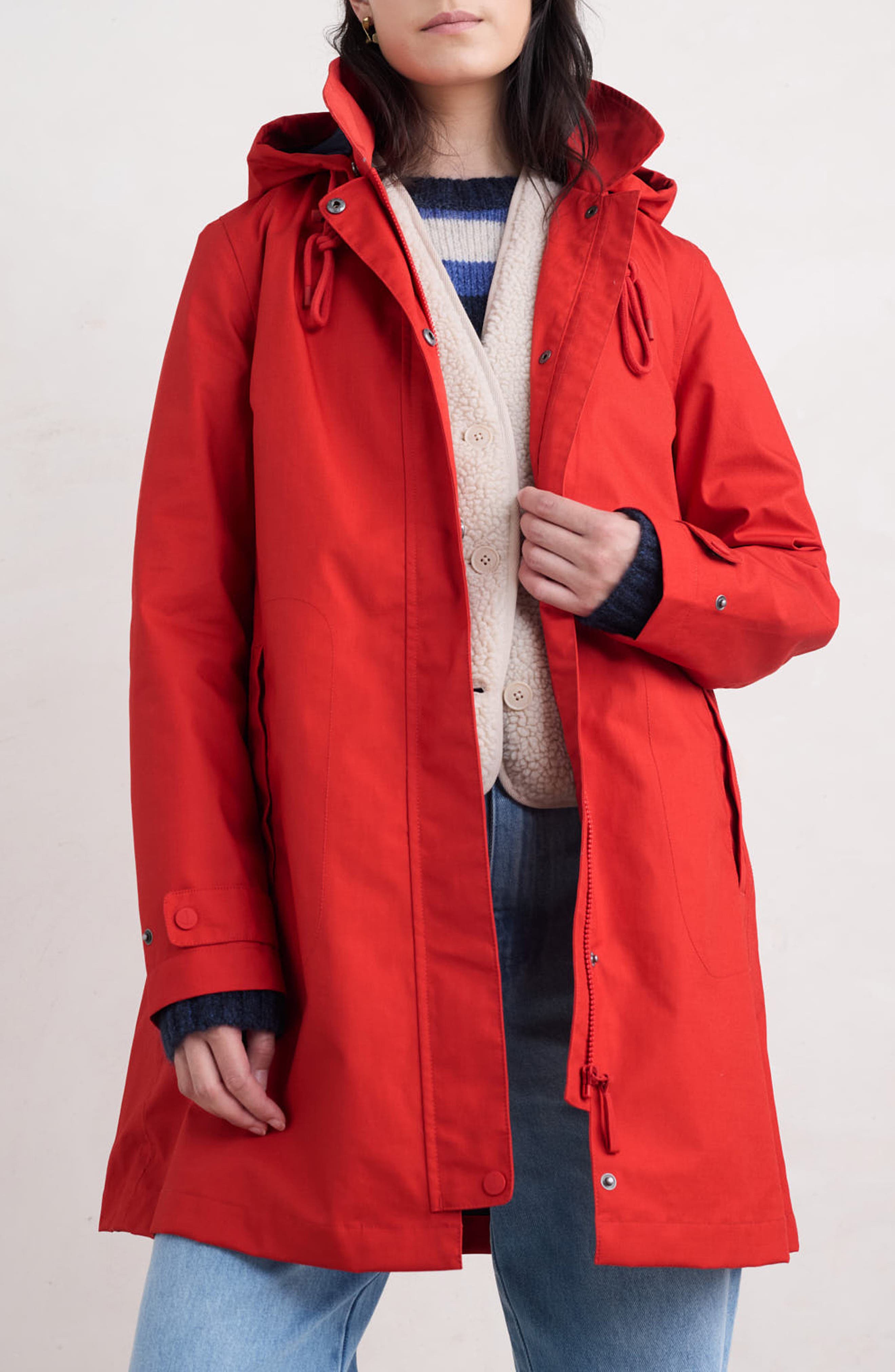 Seasalt Cornwall Cloudburst Waterproof Organic Cotton Coat
