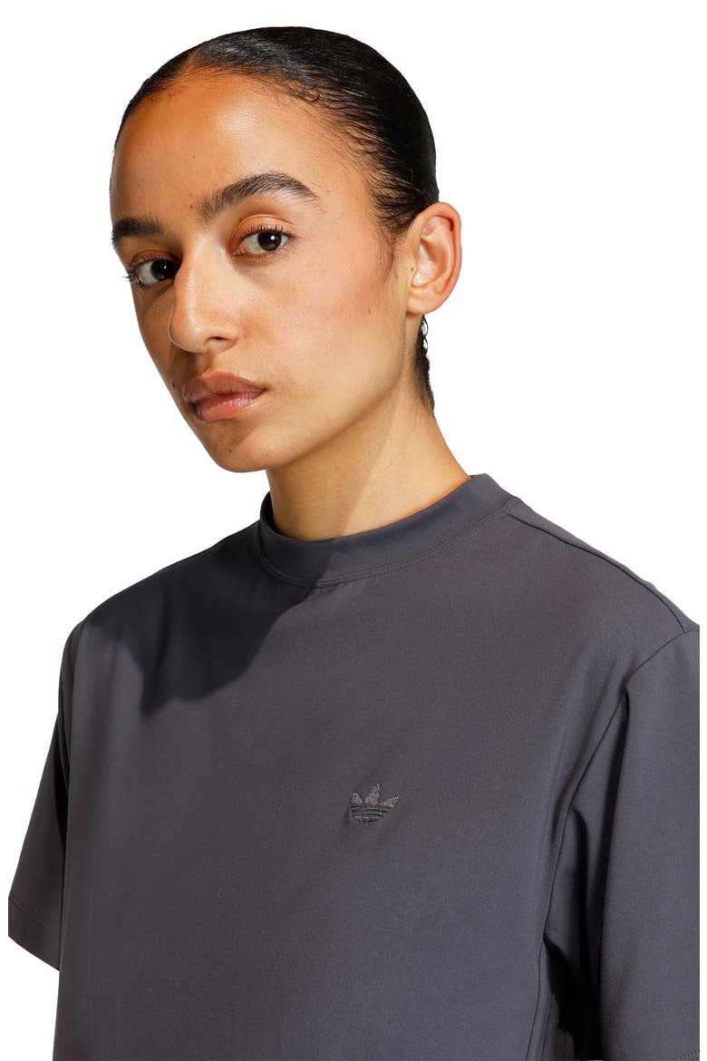 Essentials Mock Neck T-Shirt, Alternate, color, UTILITY BLACK/