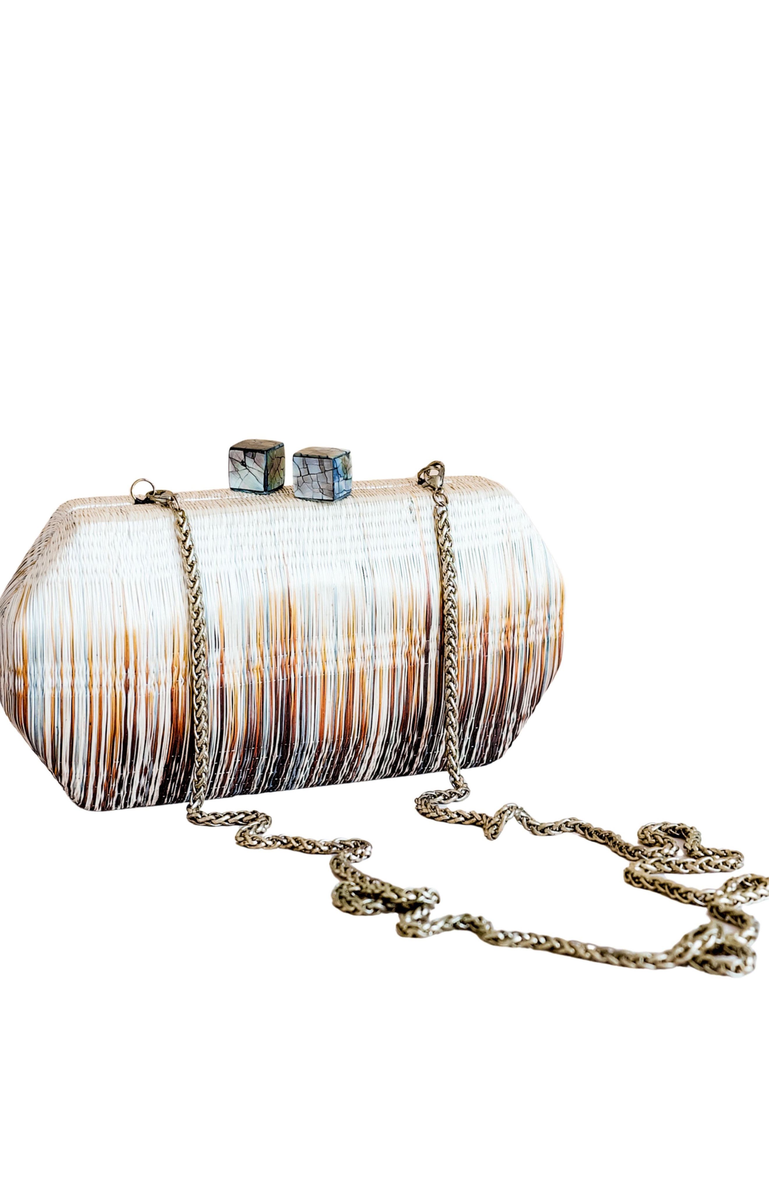 LIKHA Ombré Octagon Clutch, Alternate, color, Twilight Neutral