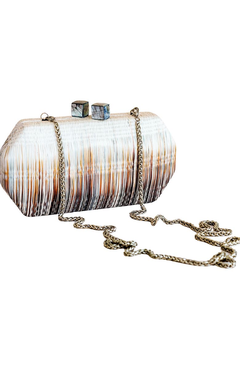 LIKHA Ombré Octagon Clutch, Alternate, color, Twilight Neutral