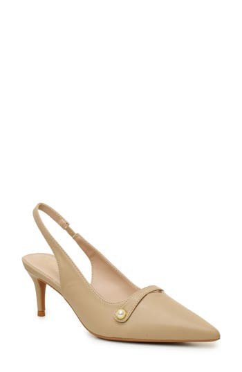 NICOLE MILLER NICOLE MILLER POINTED TOE SLINGBACK PUMP