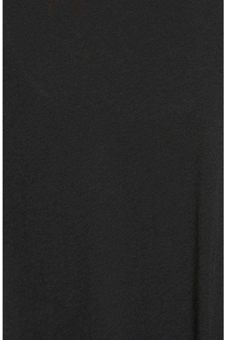 Organic Pima Cotton Long Cardigan, Alternate, color, IMMERSED BLACK