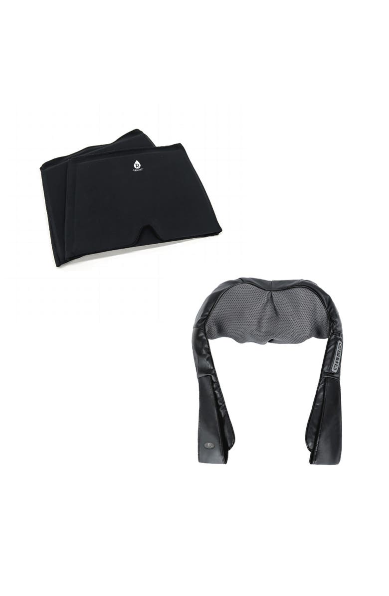 PURSONIC Shiatsu Back Massager & Hot/Cold Gel Migraine Cap, Main, color, Multicolor