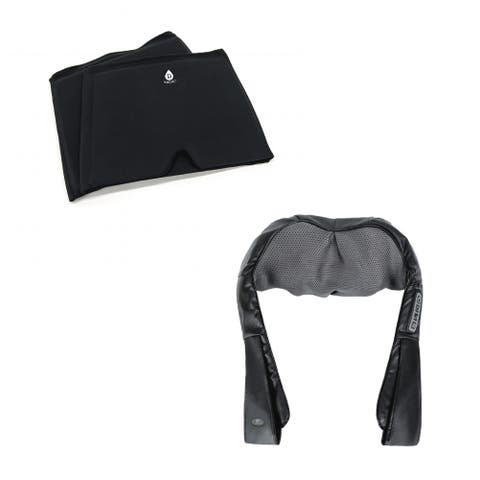 Shiatsu Back Massager & Hot/Cold Gel Migraine Cap