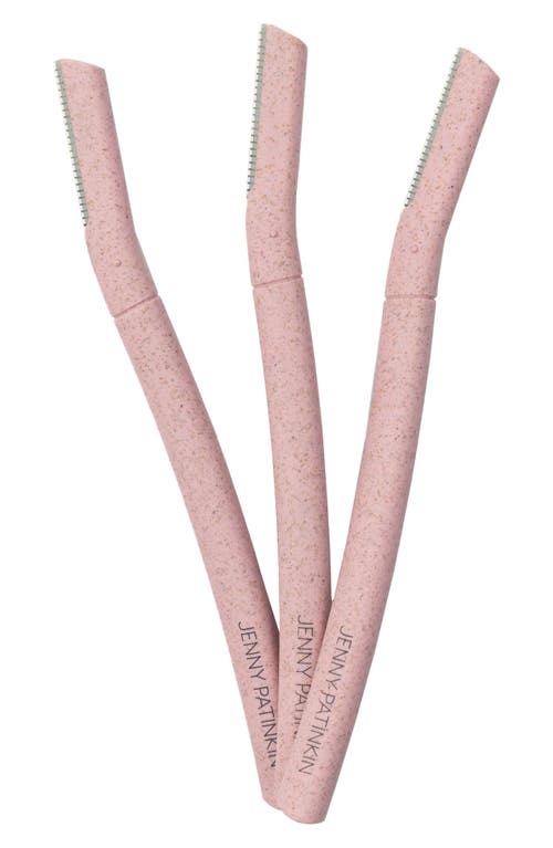 Jenny Patinkin Skin Smoothing 3-Piece Dermaplaning Set in Pink 