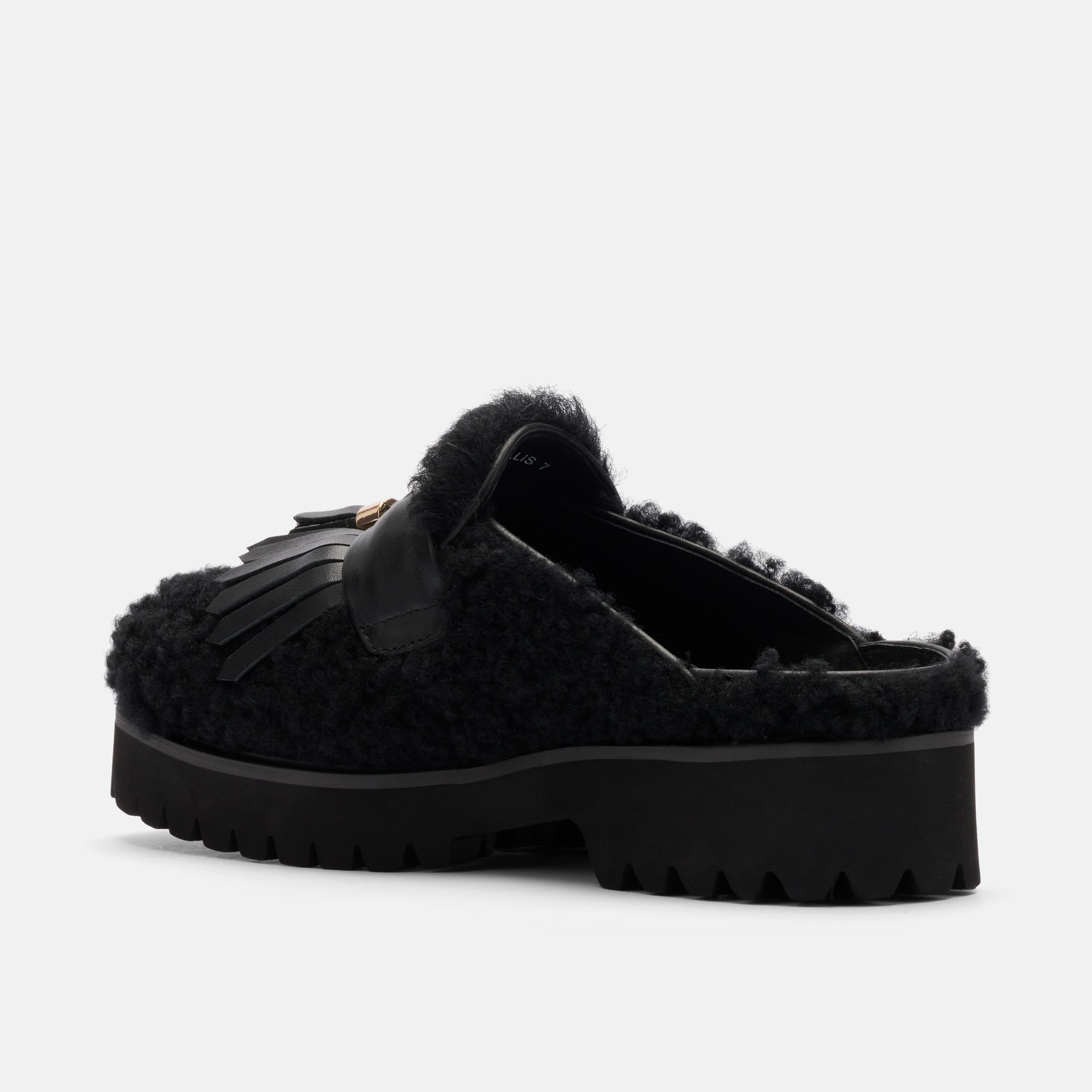 Hollis Tassel Mule, Alternate, color, Black