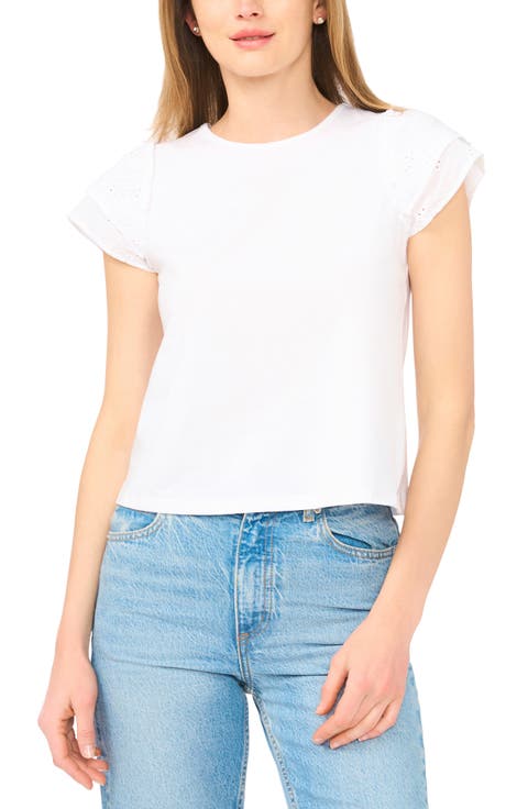 Double Ruffle Sleeve Top