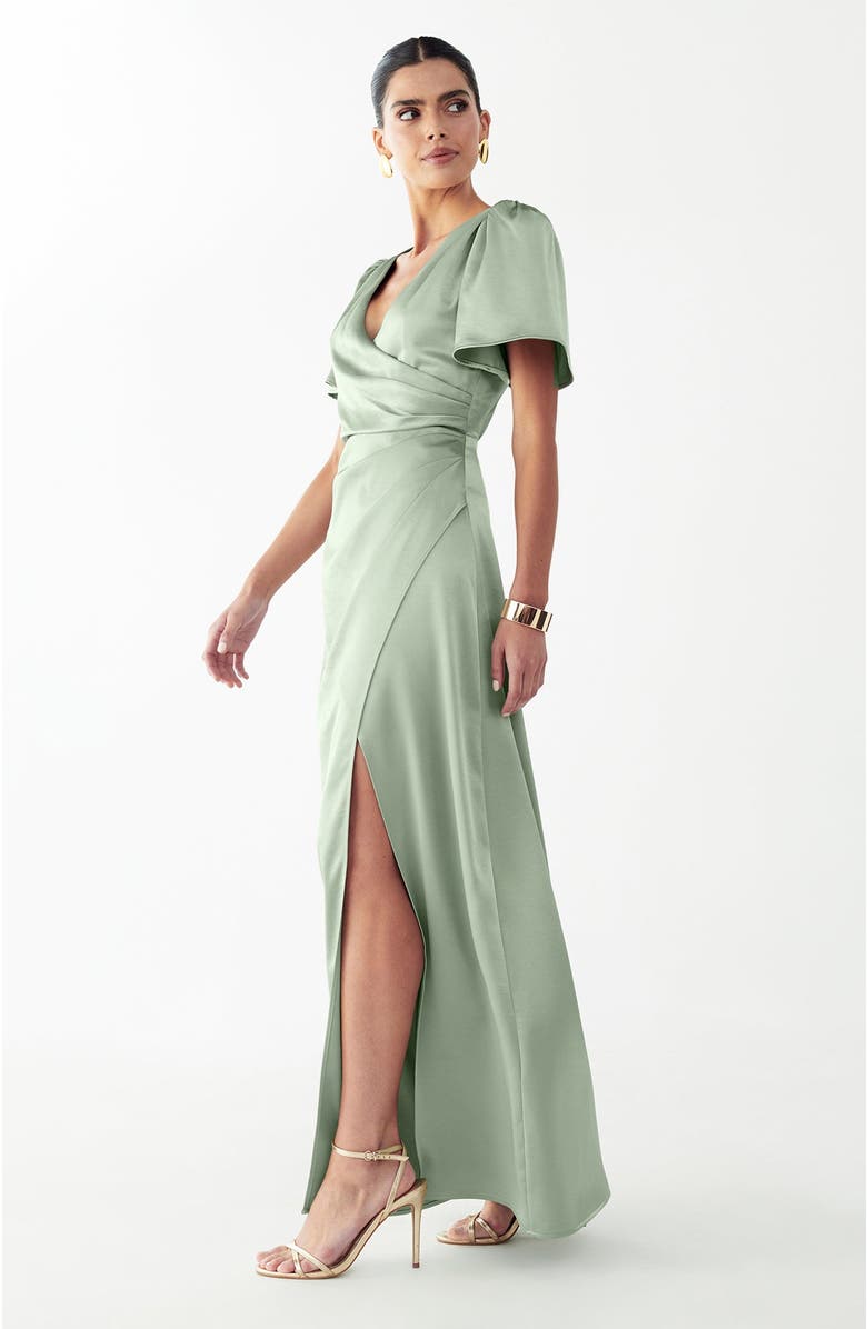 WILLA Kimber Maxi Dress, Alternate, color, Sage Green