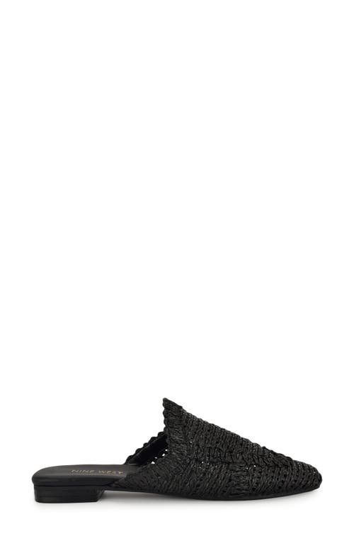 Nine West Cleigha Mules In Black