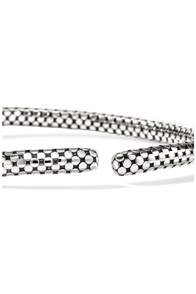Dot Coil Choker Necklace, Alternate, color, SILVER