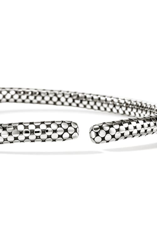 John Hardy Dot Coil Choker Necklace In Silver