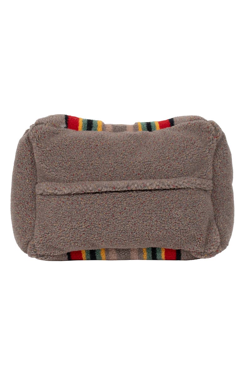 Pendleton Vintage Camp Fleece Kuddler Pet Bed, Alternate, color, Mineral Umber