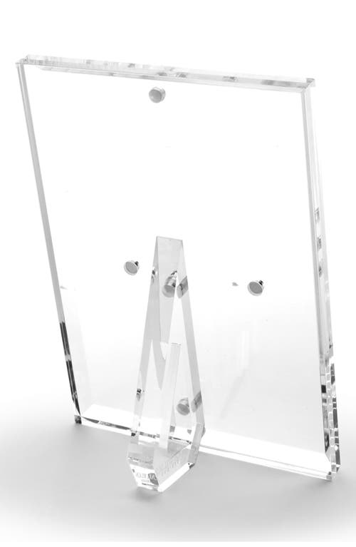 Tara Wilson Designs Beveled 4 X 4-inch Picture Frame In Transparent