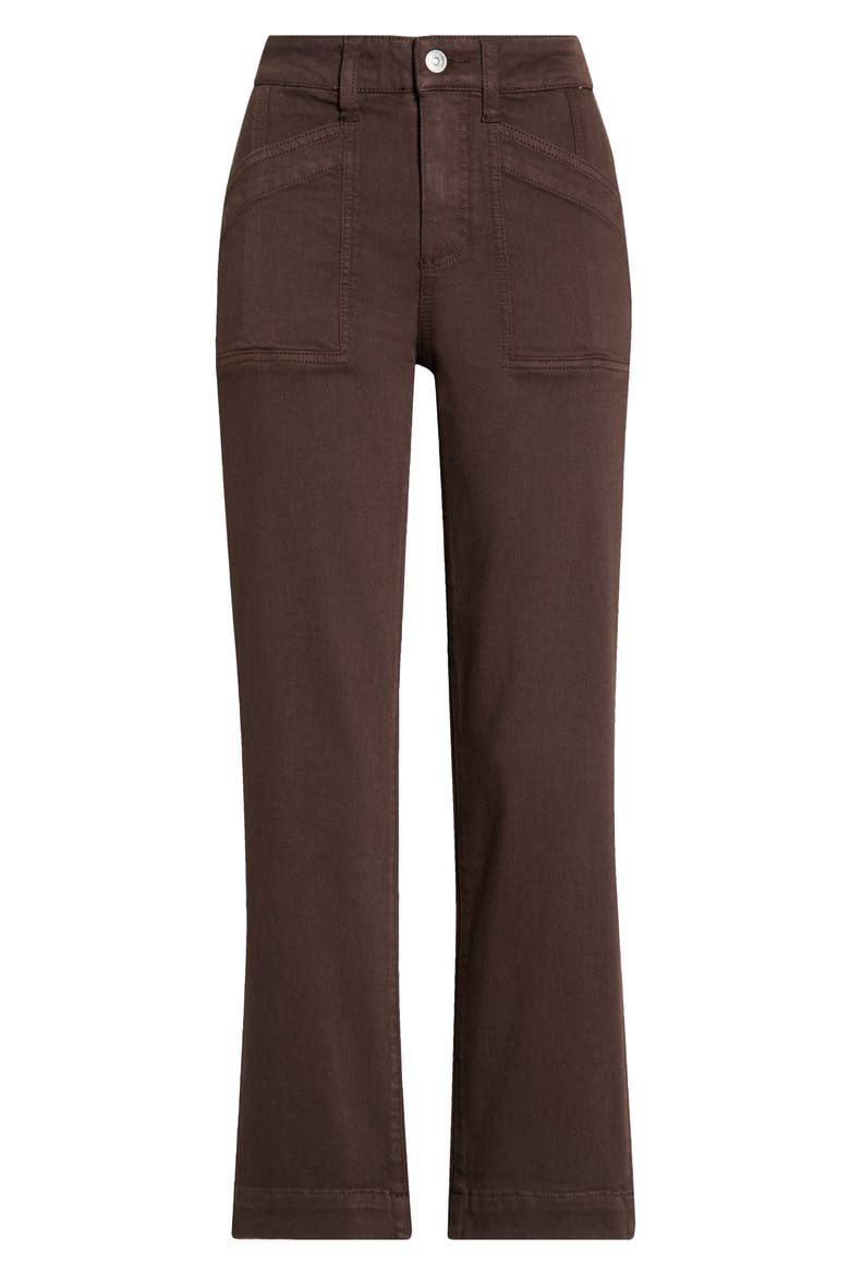 Quincy Ankle Straight Leg Pants, Main, color, RICH CHOCOLATE