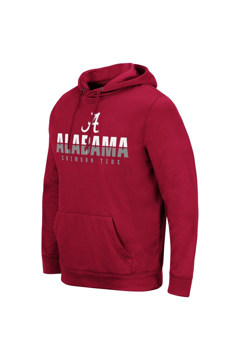 Men's Colosseum Crimson Alabama Crimson Tide Lantern Pullover Hoodie, Alternate, color, Crimson