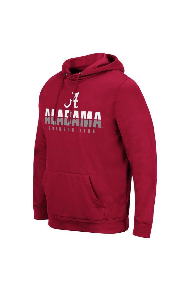 COLOSSEUM Men's Colosseum Crimson Alabama Crimson Tide Lantern Pullover Hoodie, Alternate, color, Crimson