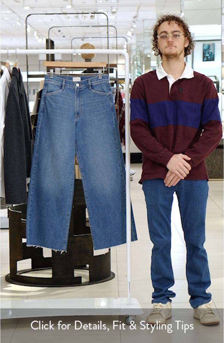 The Mischa Super High Waist Wide Leg Jean, sales video thumbnail