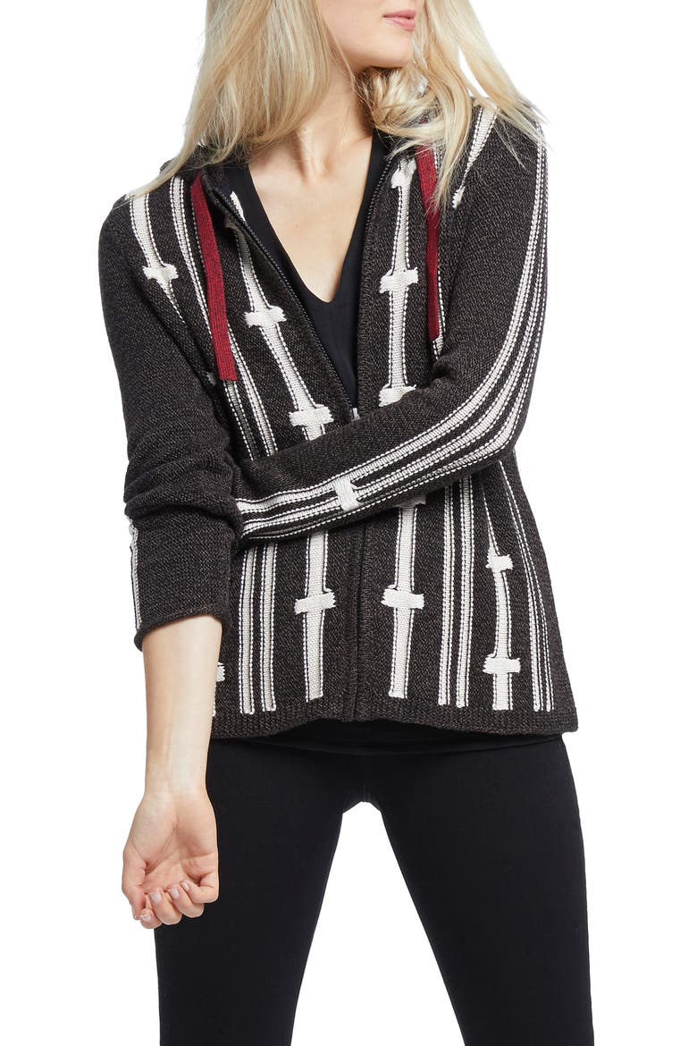 New Tracks Hoodie Cardigan, Main, color, MULTI