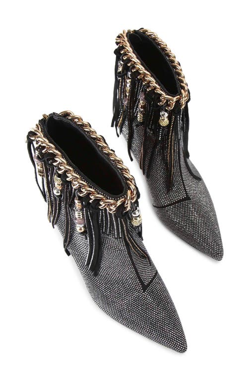 Kurt Geiger London Fringe Pointed Toe Boot