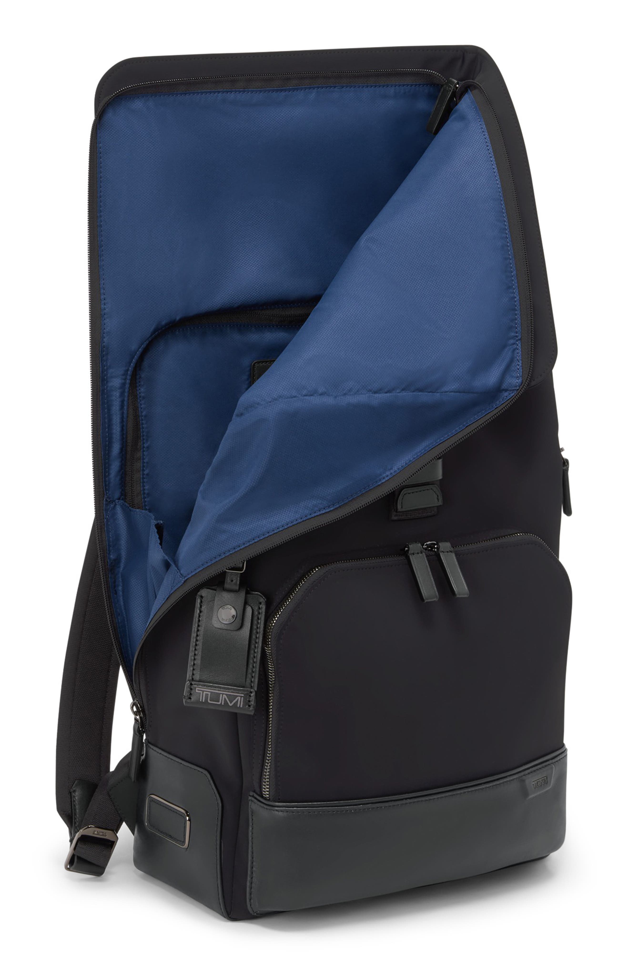 TUMI Osborn Roll Top Backpack, Alternate, color, Midnight/ Black